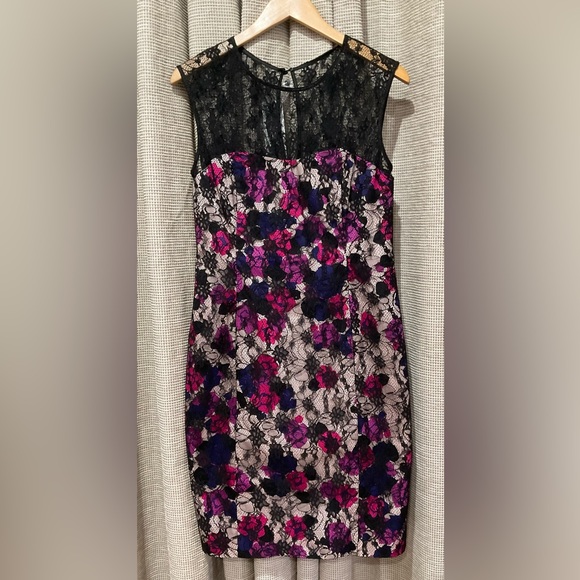French Connection Lace Sheath Dress, Size 10 - Picture 1 of 11